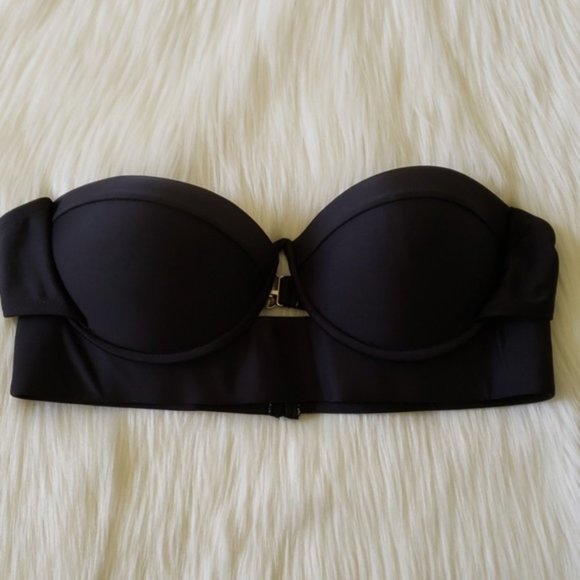 New Black Push Up Underwire Top Bikini Set Swimsuit - Picture 4 of 8